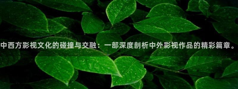 蜜桃的成熟电影：中西方影视文化的碰撞与交融：一部深度剖析中外影视作品的精彩篇章。